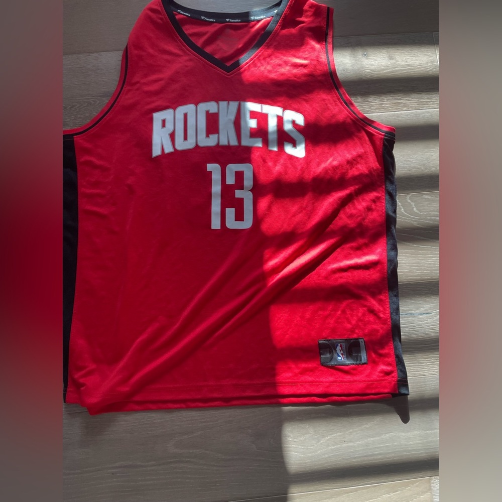 VINTAGE JAMES HARDEN ROCKET JERSEY